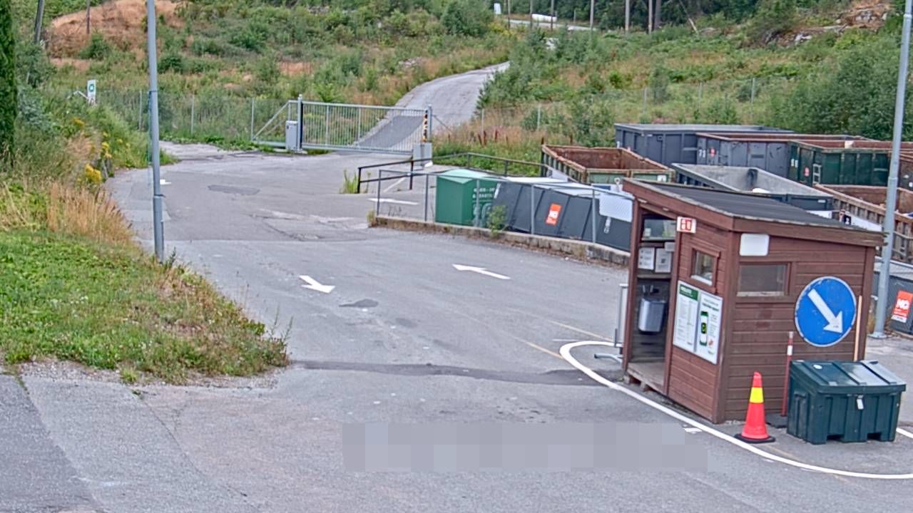 Fagerstrand på dagtid