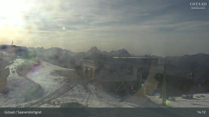 Saanenmöser: Gstaad - Saanerslochgrat, Bergstation