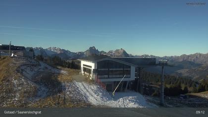 Saanenmöser: Gstaad - Saanerslochgrat, Bergstation