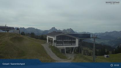 Saanenmöser: Gstaad - Saanerslochgrat, Bergstation