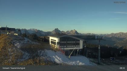 Saanenmöser: Gstaad - Saanerslochgrat, Bergstation