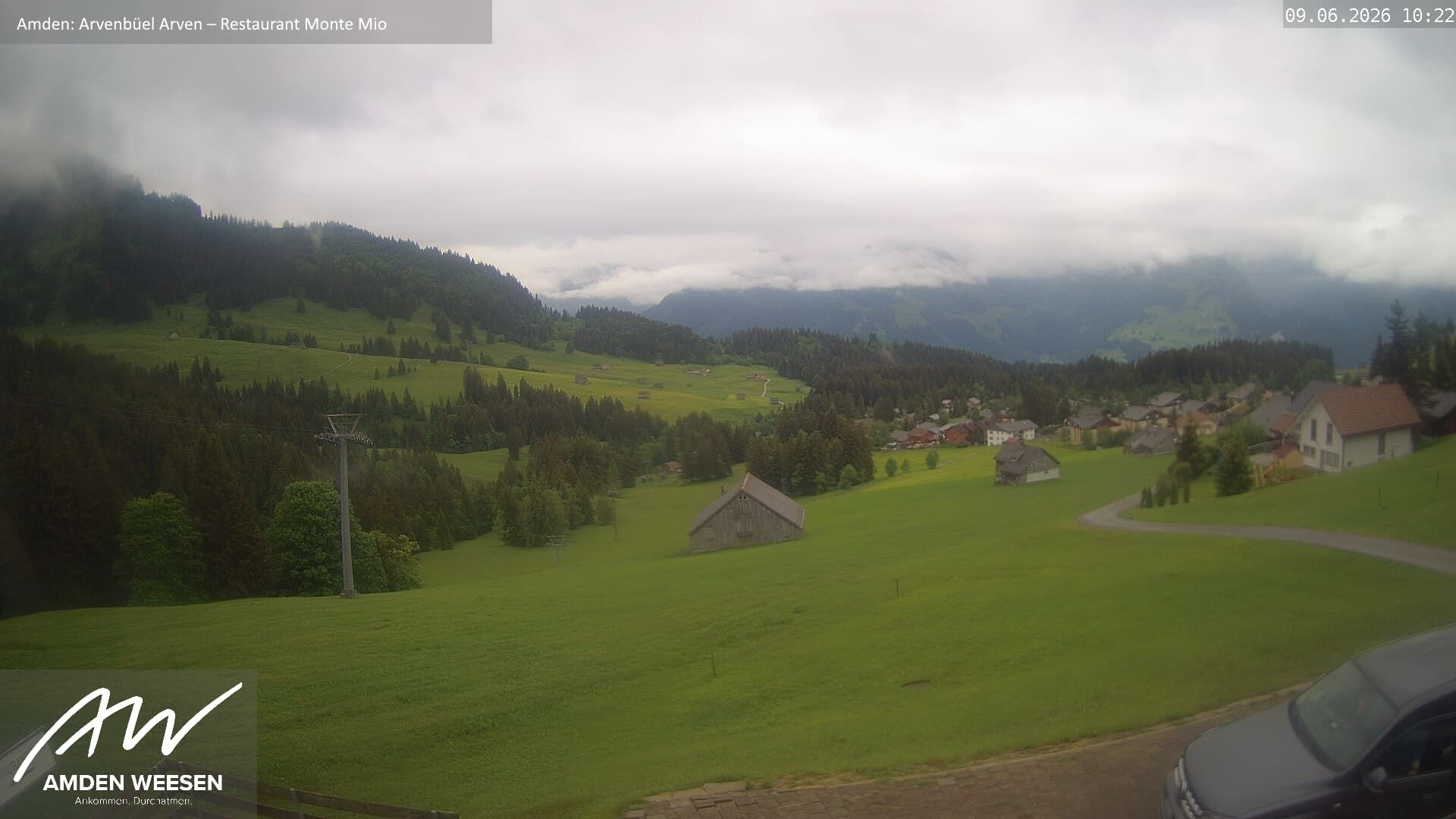 Amden › Süden: Restaurant Monte Mio - Arvenbüel - Skigebiet Arvenbüel Amden - Leistchamm - Mürtschenstock
