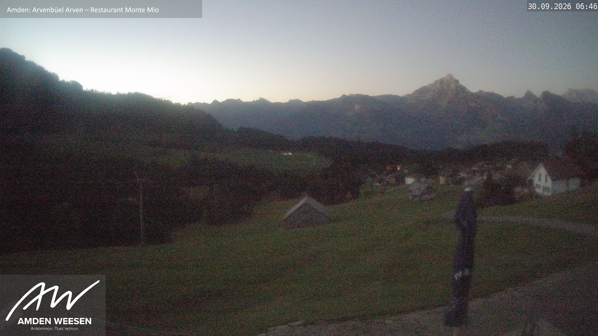 Amden › Süden: Restaurant Monte Mio - Arvenbüel - Skigebiet Arvenbüel Amden - Leistchamm - Mürtschenstock