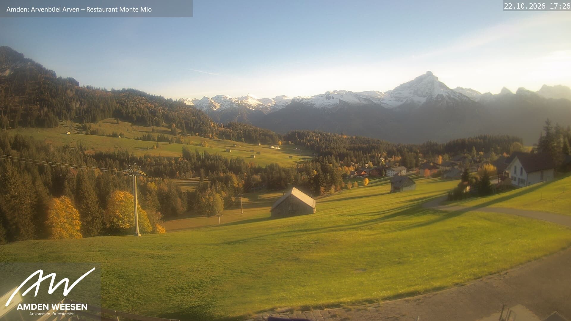 Amden › Süden: Restaurant Monte Mio - Arvenbüel - Skigebiet Arvenbüel Amden - Leistchamm - Mürtschenstock