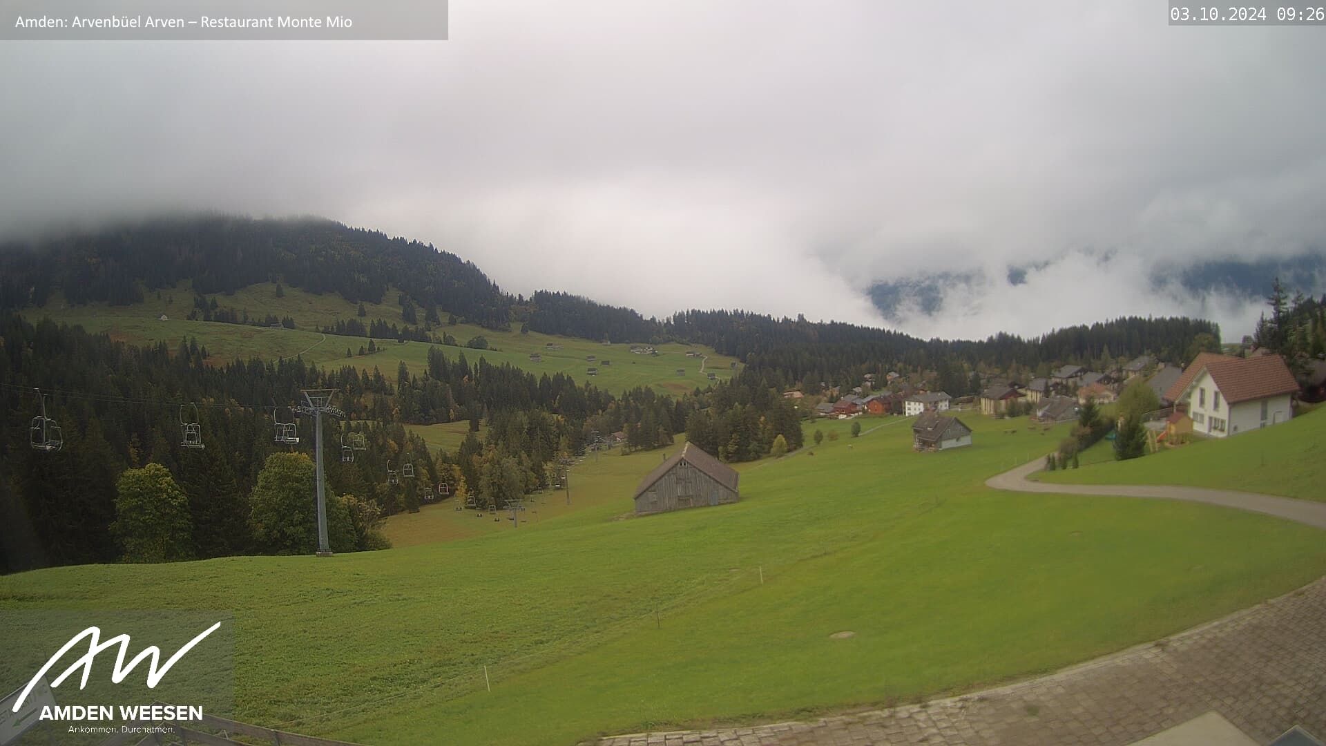 Amden › Süd: Restaurant Monte Mio - Arvenbüel - Skigebiet Arvenbüel Amden - Leistchamm - Mürtschenstock