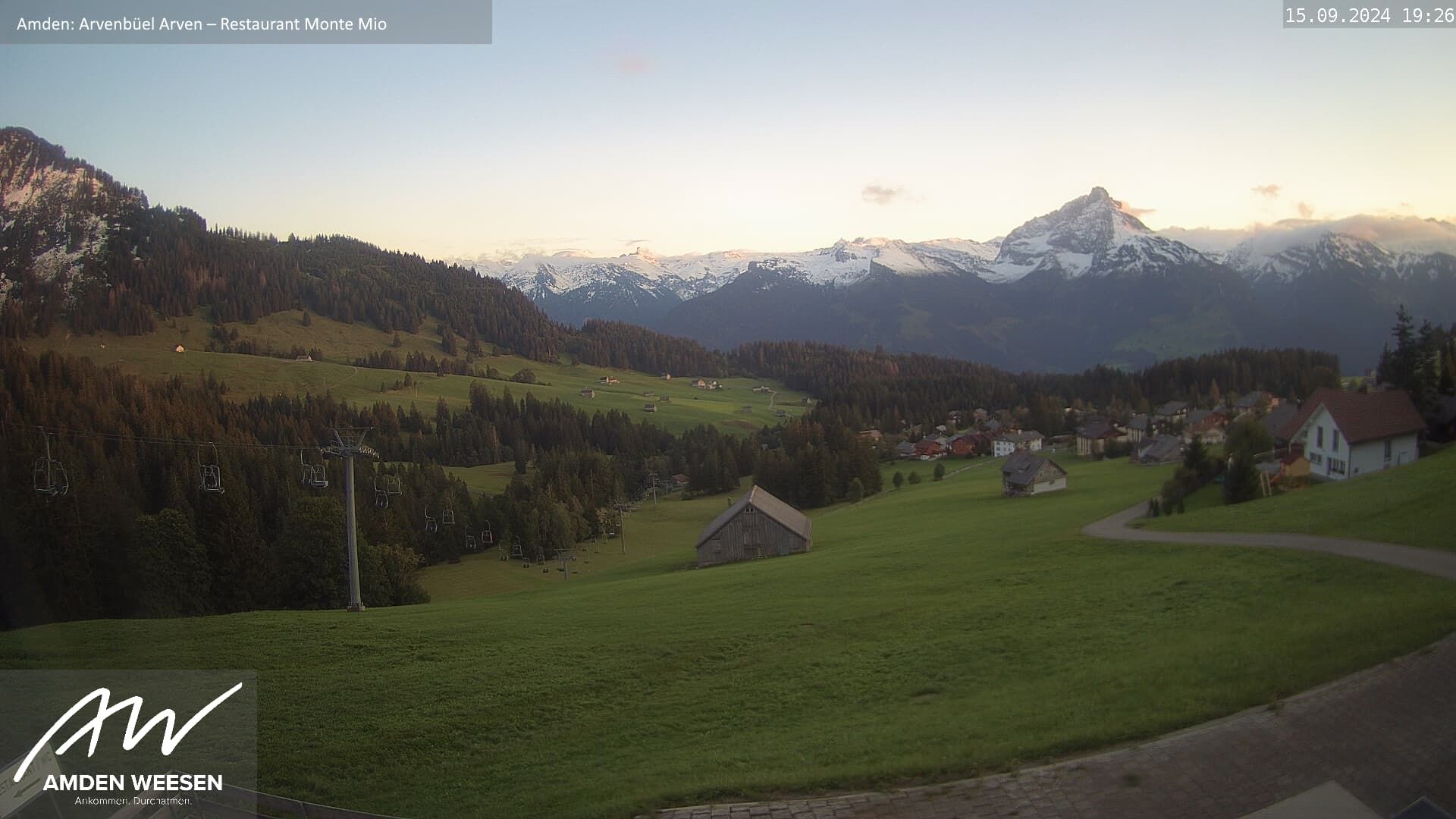 Amden › Süd: Restaurant Monte Mio - Arvenbüel - Skigebiet Arvenbüel Amden - Leistchamm - Mürtschenstock