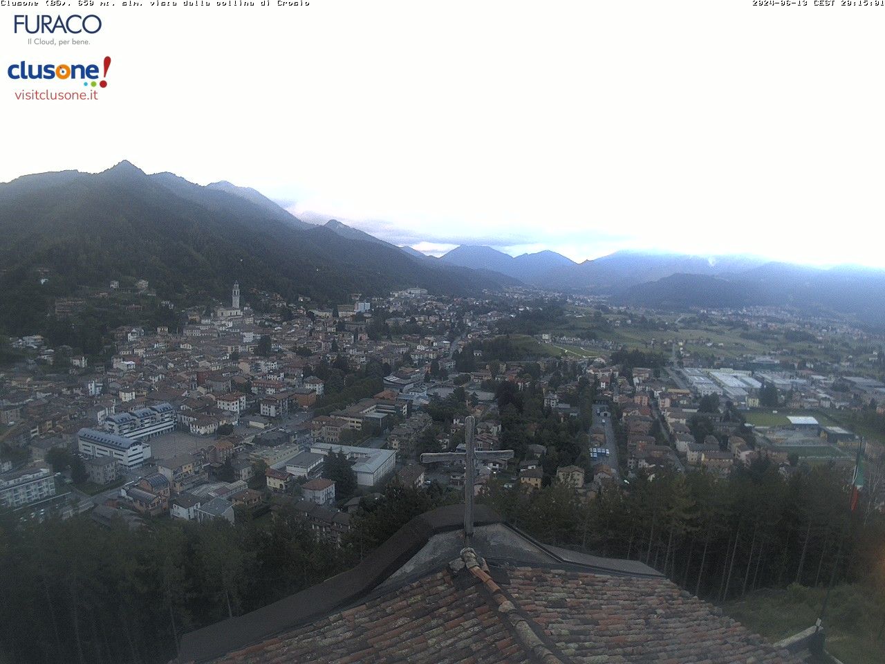 Traffic Cam Clusone: Valle Seriana (Bergamo), Collina Crosio