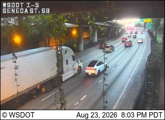Traffic Cam Seattle: I-5 at MP 165.6: Seneca St