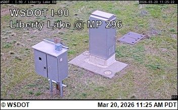 Traffic Cam Liberty Lake › East: I-90 at MP 296