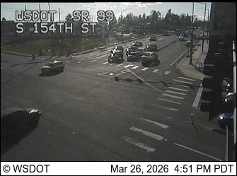 Traffic Cam Burien: SR 99 at MP 20.5: S 154th St