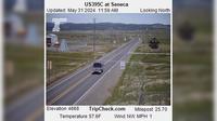 Ultima vista de la luz del día desde Seneca: US395C at