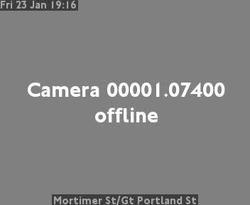 Traffic Cam London: Mortimer St/Gt Portland St