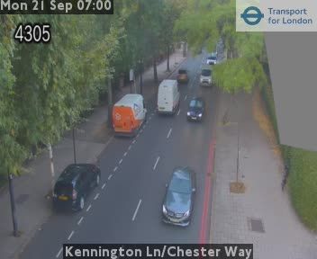 Traffic Cam London: Kennington Ln/Chester Way