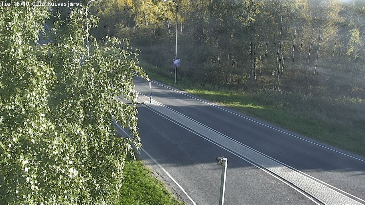 Traffic Cam Oulu: tie 18710 - Kuivasjärvi - Rusko