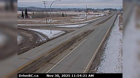 Traffic Cam Vanderhoof › East: Hwy 16 at Hwy 27 Junction, looking east