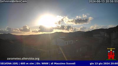 immagine della webcam nei dintorni di Montalcino: webcam Castell'Azzara