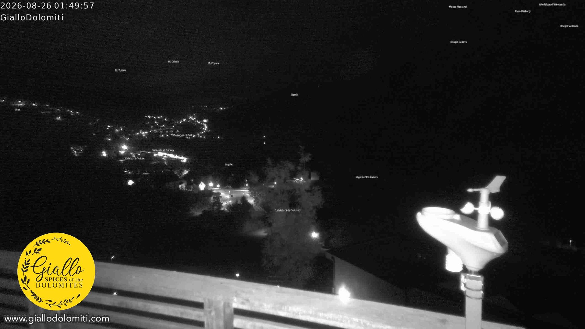 Traffic Cam Pieve di Cadore › South-East: Lago di Centro Cadore