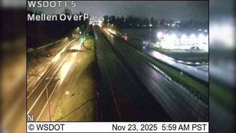 Traffic Cam Centralia: I-5 at MP 81.6: Mellen St