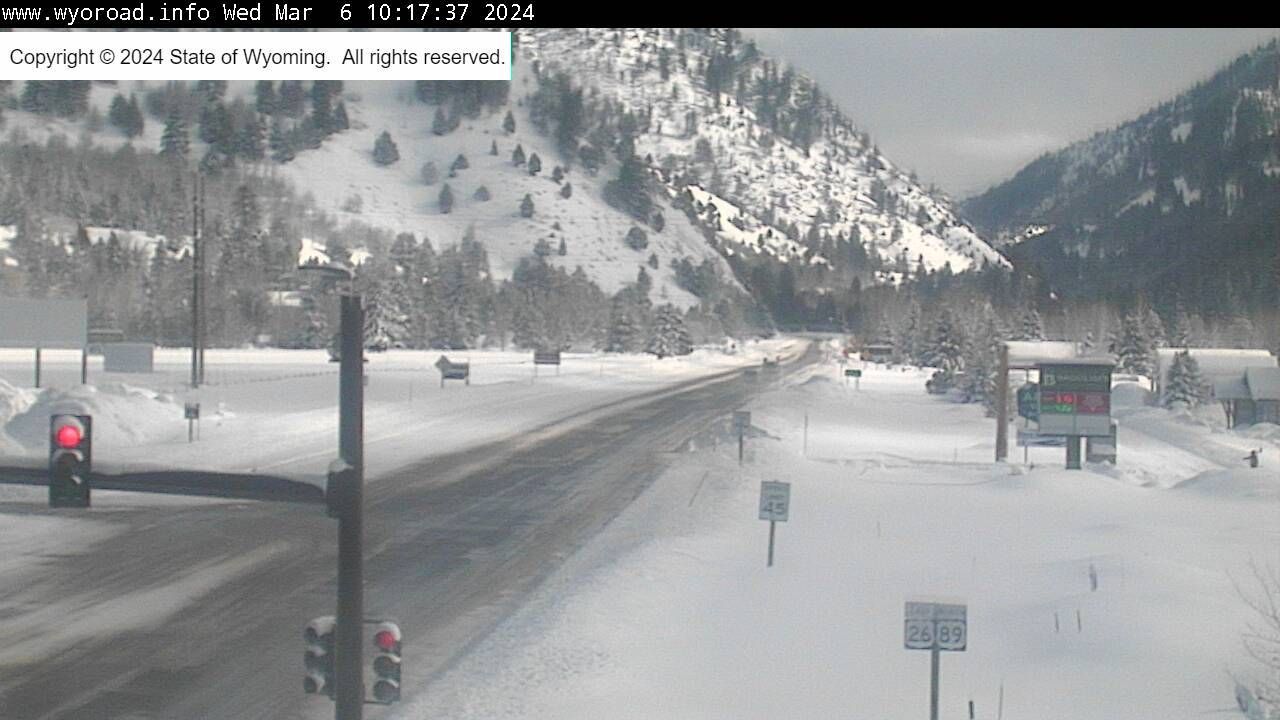 Traffic Cam Jackson: US-89: Alpine Junction, WY: Alpine Jct Canyon