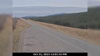 Peace River Regional District > North: Hwy 97 near Trutch and the Mile 202 Rest Area, looking north - Day time