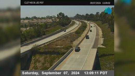 Traffic Cam Torrey Highlands › West: C137) SR-56 : Just East of RSF Farms