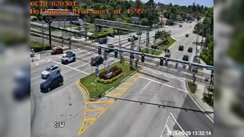 Traffic Cam West Hollywood: Hollywood Blvd west of I-95