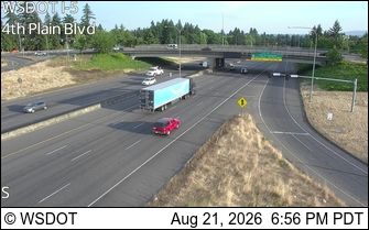 Traffic Cam Officers Row: I-5 at MP 1.6: Fourth Plain Blvd