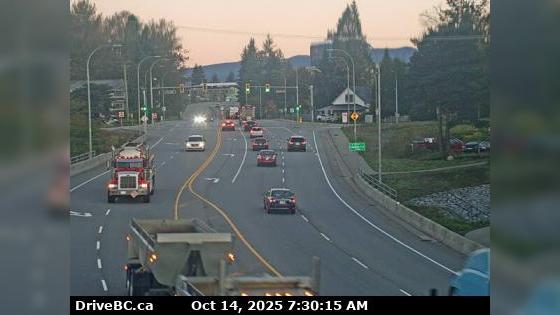Traffic Cam Haney › North-West: Hwy 7 near River Rd onramp, looking west