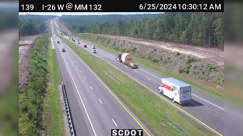 Traffic Cam Saint Matthews: I-26 W @ MM 132