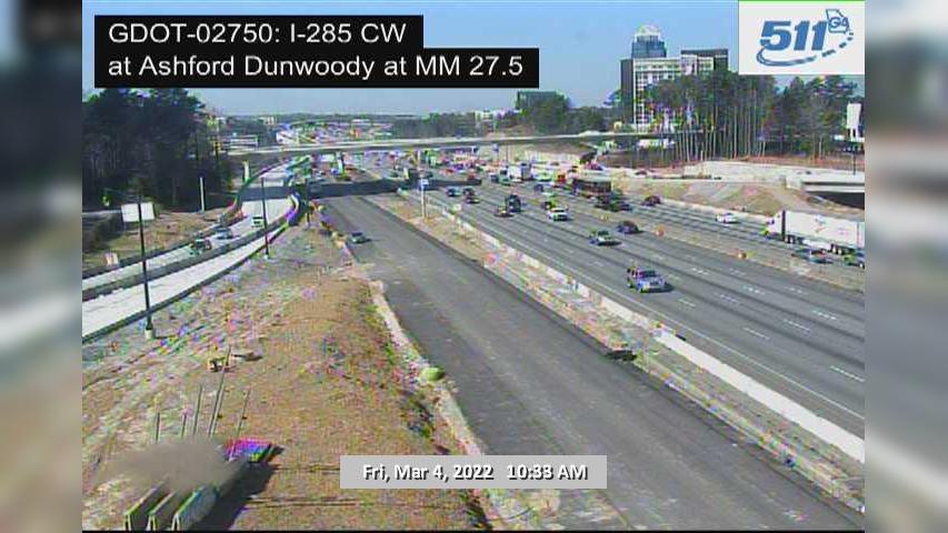 Traffic Cam Sandy Springs: GDOT-CAM-