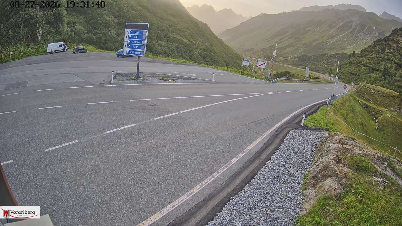 Traffic Cam Gemeinde Sankt Anton am Arlberg: St. Christoph am Arlberg