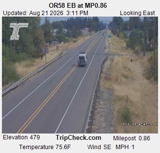 Traffic Cam Goshen: ORE58 EB at MP0.86