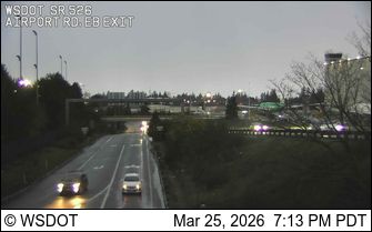 Traffic Cam Everett: SR 526 at MP 1.4: Airport Rd, EB