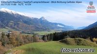 Kotschach-Mauthen: Gasthof Lamprechtbauer - Blick Richtung Gailtaler Alpen - Recent