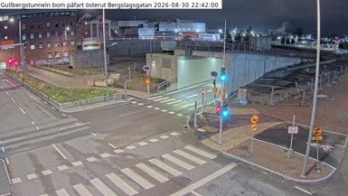 Traffic Cam Stampen: Gullbergstunneln Bom Påfart Ö