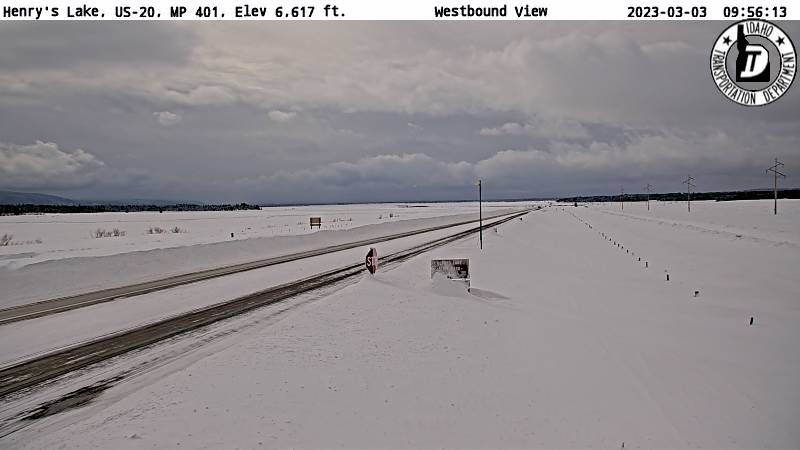 Traffic Cam Island Park › West: US 20: Henrys Lake: West