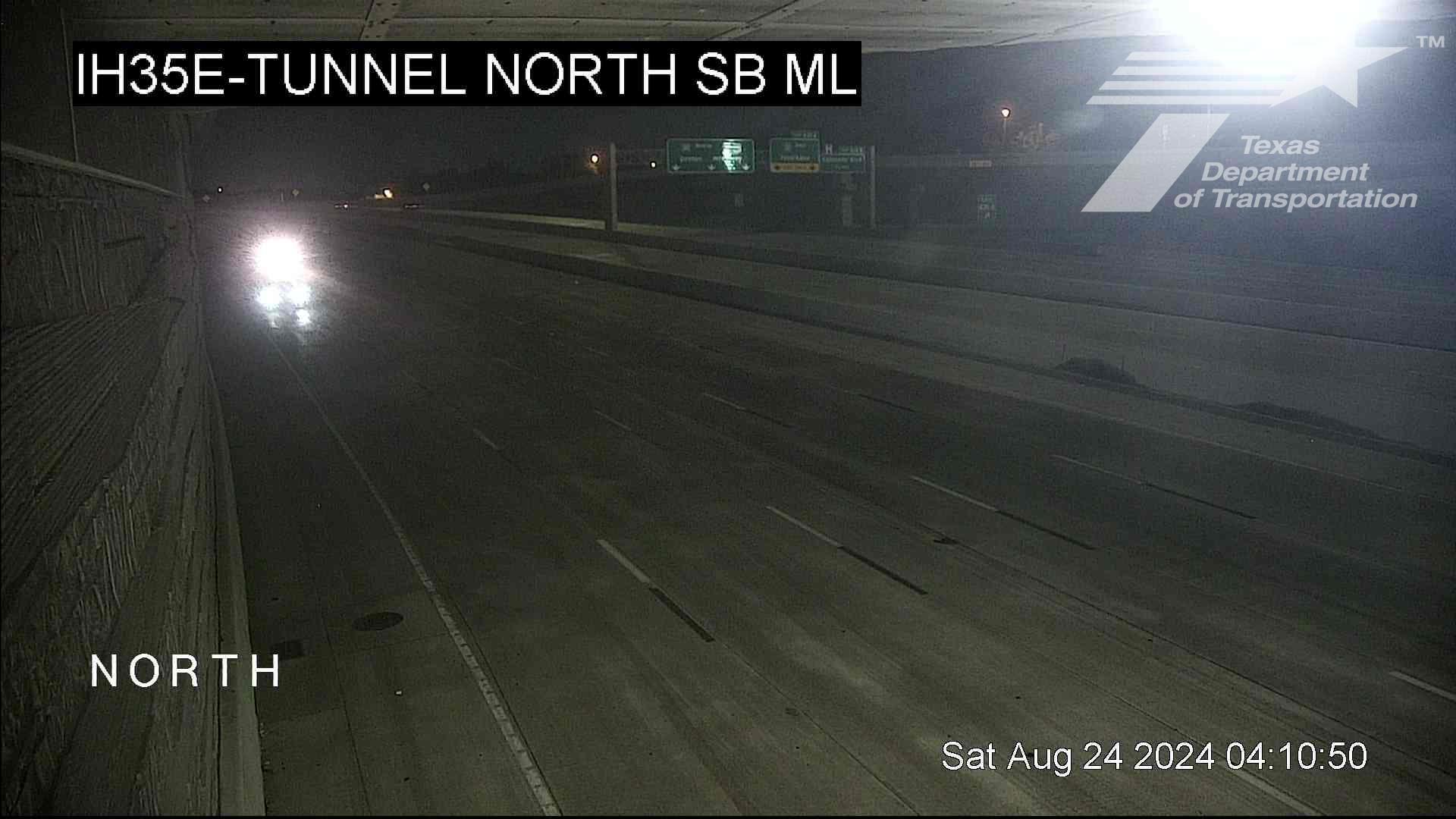 Traffic Cam Dallas › North: I-35E @ Tunnel North SB ML