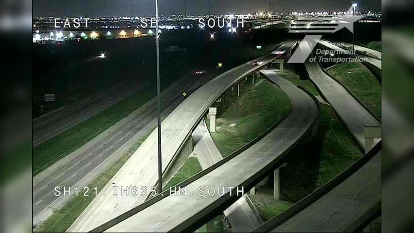 Traffic Cam Grapevine › North: SH121 @ IH635 MH SB