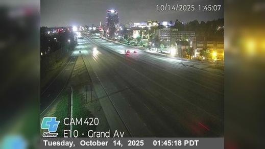 Traffic Cam West Covina › East: I-10 : (420) Grand Ave