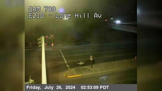 Traffic Cam Glendora › East: I-210 : (789) Lone Hill Ave