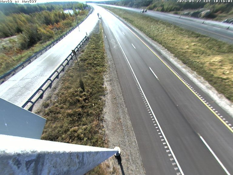 Traffic Cam Greater Sudbury: Highway 69 at Highway 537