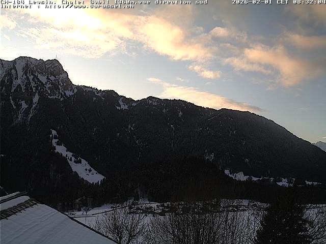 Leysin: Chalet Sybil, 1854 - vue en direction du sud-ouest