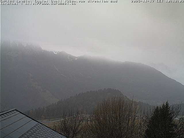 Leysin: Chalet Sybil, 1854 - vue en direction du sud-ouest