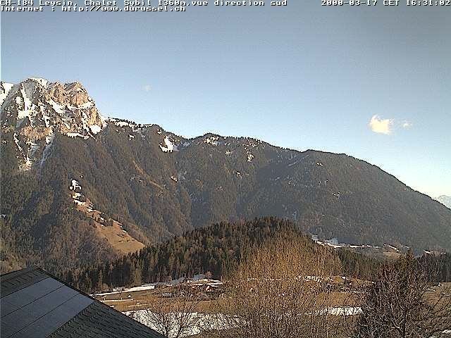 Leysin: Chalet Sybil, 1854 - vue en direction du sud-ouest