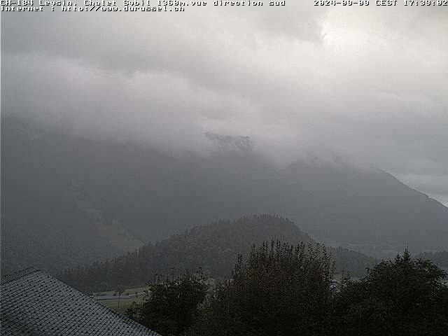 Leysin: Chalet Sybil, 1854 - vue en direction du sud-ouest