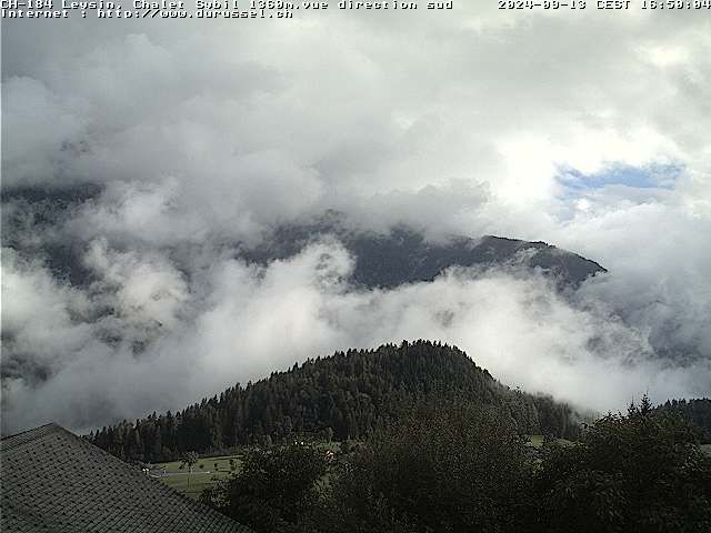 Leysin: Chalet Sybil, 1854 - vue en direction du sud-ouest