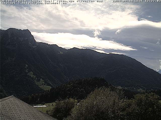 Leysin: Chalet Sybil, 1854 - vue en direction du sud-ouest