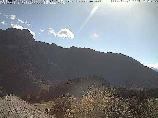 Leysin: Chalet Sybil, 1854 - vue en direction du sud-ouest