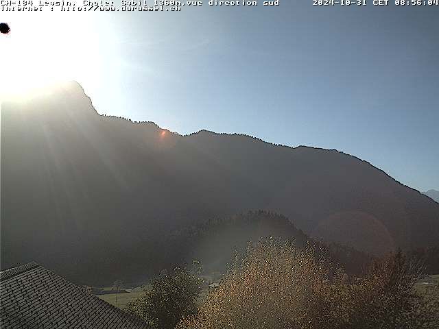 Leysin: Chalet Sybil, 1854 - vue en direction du sud-ouest