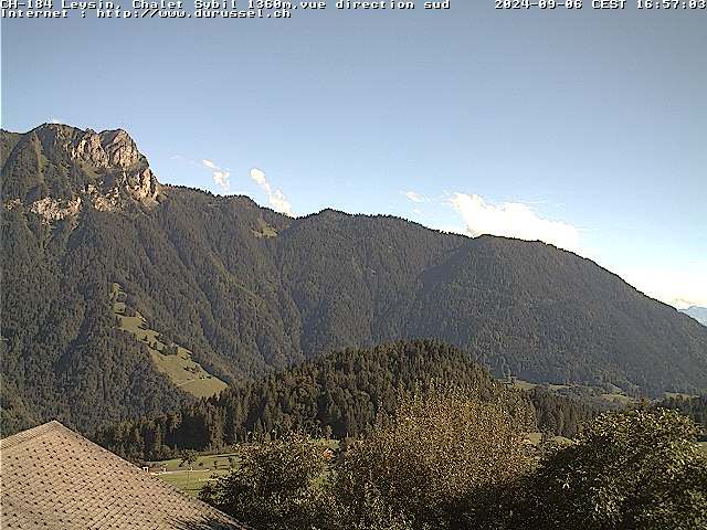 Leysin: Chalet Sybil, 1854 - vue en direction du sud-ouest